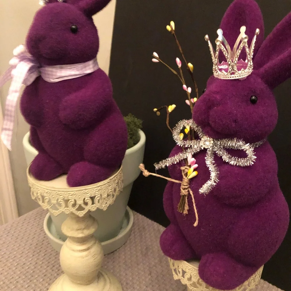 Purple Bunny Decor Set - Picture 4 of 10